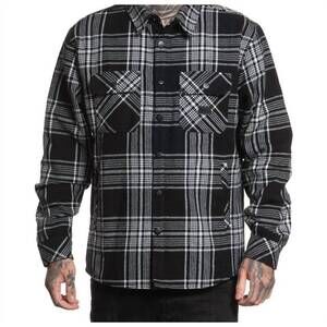 NEW SULLEN turnstile graphic shacket in black